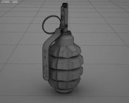 F1 Grenade 3d model