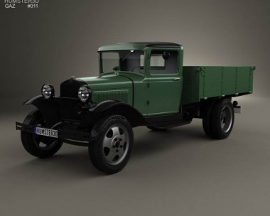 GAZ-AA Flatbed Truck 1932 3D model