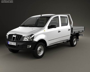 Mahindra Genio Dual Cab Pickup 2011 3D Model