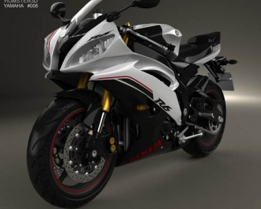 Yamaha YZF-R6 2014 3D model