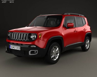 Jeep Renegade Latitude 2015 3D Model