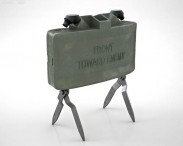 M18 Claymore mine 3d model