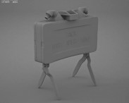 M18 Claymore mine 3d model