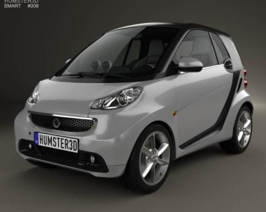 Smart Fortwo coupe 2012 3D model