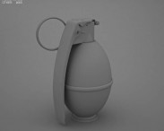 M26 Grenade 3d model