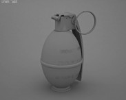 M26 Grenade 3d model