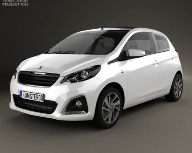 Peugeot 108 5-door 2014 3D Model