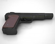 Stechkin automatic pistol 3d model