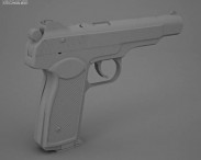 Stechkin automatic pistol 3d model