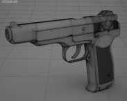 Stechkin automatic pistol 3d model