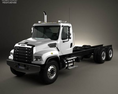 Freightliner 114SD Chassis Truck 2011 3D Model