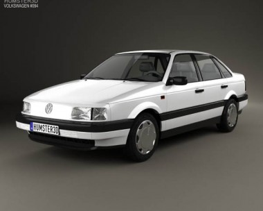 Volkswagen Passat (B3) sedan 1988 3D Model