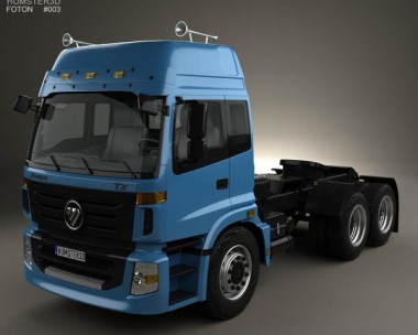 Foton Auman TX Tractor Truck 2012 3D Model