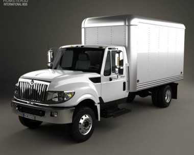 International Terrastar Box Truck 2010 3D model