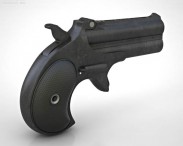 Remington 1866 Derringer 3d model