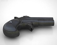 Remington 1866 Derringer 3d model