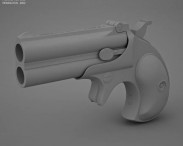 Remington 1866 Derringer 3d model