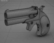 Remington 1866 Derringer 3d model