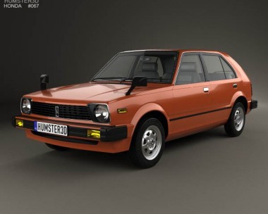 Honda Civic 1979 3D Model