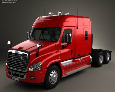 Freightliner Cascadia XT Tractor Truck 2007 3D model
