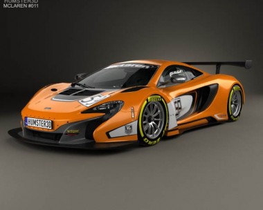 McLaren 650S GT3 2015 3D Model