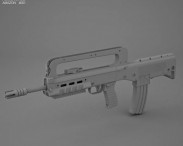 HS VHS assault rifle 3d model