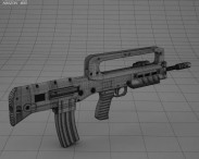 HS VHS assault rifle 3d model