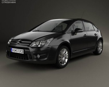 Citroen C4 hatchback 2008 3D model