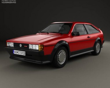 Volkswagen Scirocco 1986 3D model