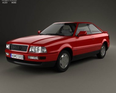 Audi Coupe 1991 3D model