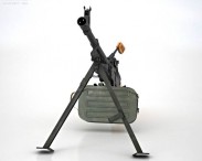 PK machine gun 3d model