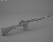 M14 rifle 3d model