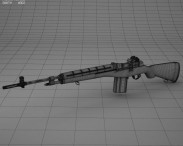 M14 rifle 3d model