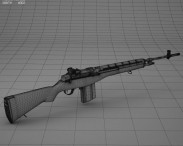 M14 rifle 3d model