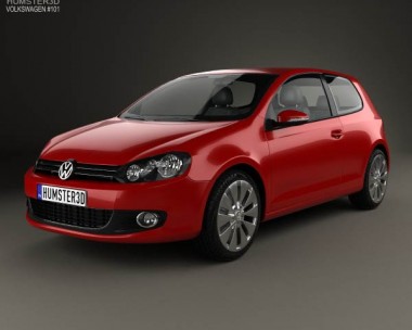 Volkswagen Golf 3-door 2009 3D model