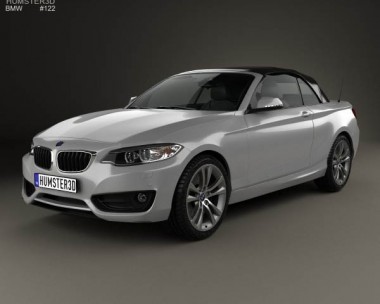 BMW 2 Series convertible 2014 3D model