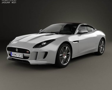 Jaguar F-Type R coupe 2014 3D model