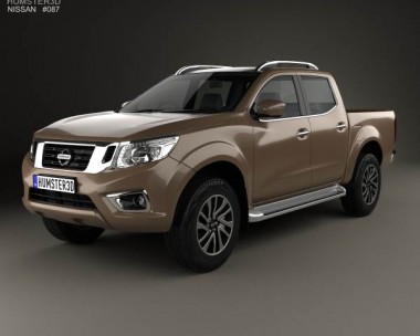 Nissan Navara Double Cab 2015 3D model