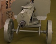 Maxim gun 1910 3d model