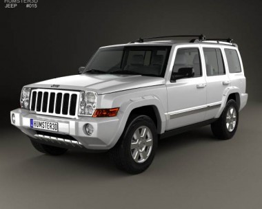 Jeep Commander (XK) Limited 2006 3D Model