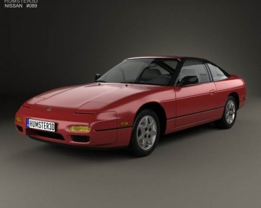 Nissan 240SX 1989 3D Model