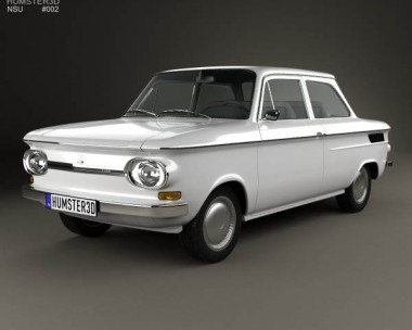 NSU Prinz 1000 1961 3D Model