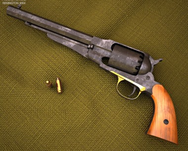 Remington Model 1858 3D Model