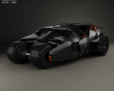 Batmobile Tumbler 2005 3D Model