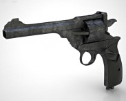 Webley-Fosbery Automatic Revolver 3d model