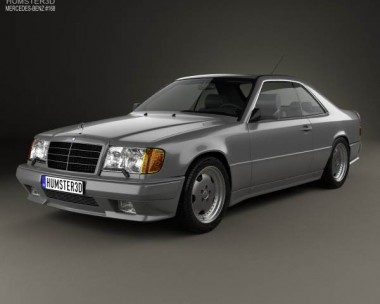 Mercedes-Benz E-class AMG coupe 1988 3D model