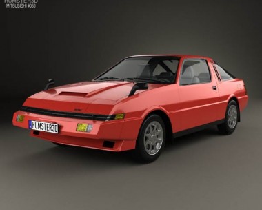 Mitsubishi Starion Turbo GSR III 1982 3D Model