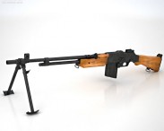 Browning M1918 Automatic Rifle 3d model