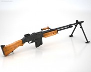 Browning M1918 Automatic Rifle 3d model