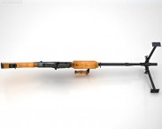 Browning M1918 Automatic Rifle 3d model